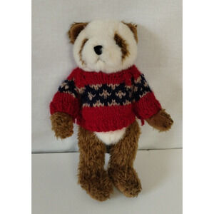Vintage Red Panda Teddy Bear Jointed Legs - Chrisha Playful Plush 1988
